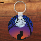 猫好きキーチェーンキャットキーチェーンのカスタマイズ キーホルダー (正面)