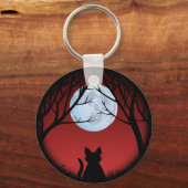 猫好きキーチェーンFat Catキーチェーンのカスタマイズ キーホルダー (正面)