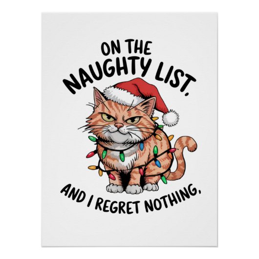 猫好きギフトいけな品 ポスター (正面)