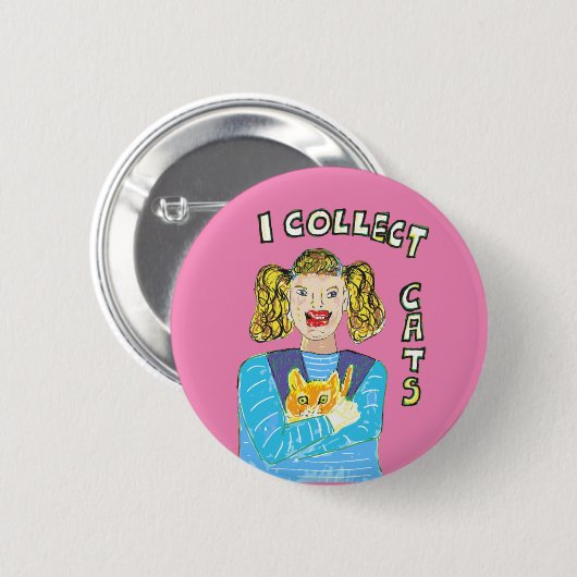 猫好きギフト猫の新しいペットキッテンバッジ 缶バッジ (正面&裏面)