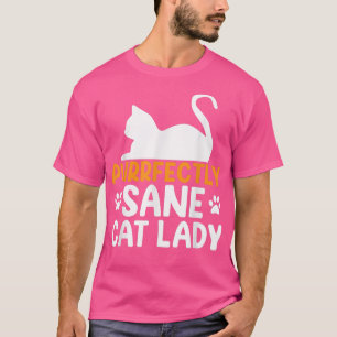 猫好きギフト純正正正猫レディおもしろい Tシャツ