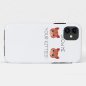猫好きギフト表示猫ちゃんおもしろいミームGif Case-Mate iPhoneケース (裏面(横))