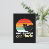 猫好きクリスマスかわいい ポストカード (スタンド正面)