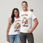 猫好きグラフィックプリントメンズTシャツ Tシャツ (ユニセックス)