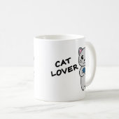猫好きコーヒーマグ コーヒーマグカップ (正面右)