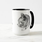 猫好きコーヒーマグ マグカップ (正面右)
