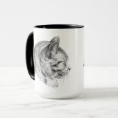 猫好きコーヒーマグ マグカップ (正面左)