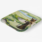 猫好きゴルファー用ゴルフブライダルシャワー ペーパープレート (傾斜あり)