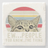 猫好きストーンコースター| Lover Stone Coaster ストーンコースター (正面)