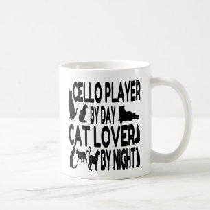 猫好きチェロ奏者 コーヒーマグカップ