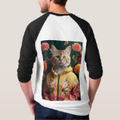猫好きデザイン» Tシャツ (裏面)