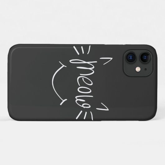 猫好きニャー Case-Mate iPhoneケース (裏面(横))