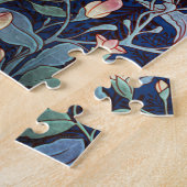 猫好きネコとマグノリアの花 ジグソーパズル (側面)