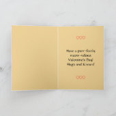 猫好きハッピーバレンタインデーカード シーズンカード (内部)