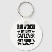 猫好きバイナイトキーチェーン キーホルダー (裏面)