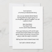 猫好きバチェロレッテ 招待状 (裏面)