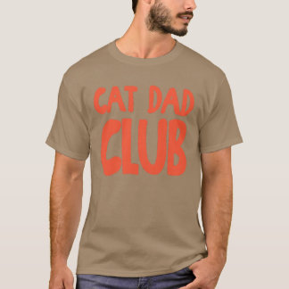 猫好きパパクラブ 猫がいると人生はもっと楽しい メンズダ Tシャツ
