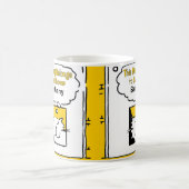 猫好きパーソナライズされたマグ コーヒーマグカップ (中央)