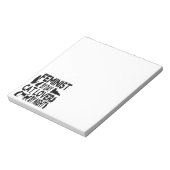 猫好きフェミニスト ノートパッド (回転)