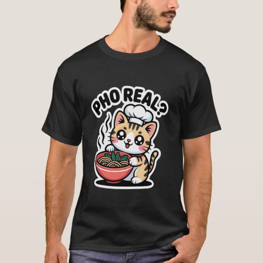 猫好きフォー・リアル Tシャツ (正面)