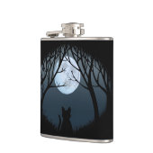 猫好きフラッカスタムク太キャットドリンクフラスコ&ギフト フラスク (左)