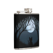 猫好きフラッカスタムク太キャットドリンクフラスコ&ギフト フラスク (右)