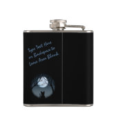 猫好きフラッカスタムク太キャットドリンクフラスコ&ギフト フラスク (裏面)