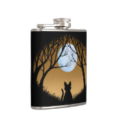 猫好きフラッカスタムク太キャットドリンクフラスコ&ギフト フラスク (右)