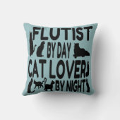 猫好きフルート クッション (裏面)