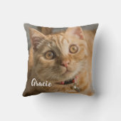 猫好きプレゼントカスタム- Pet Photo Keepsake Cat クッション (裏面)