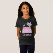 猫好きベラジャージーTシャツ Tシャツ (正面フル)