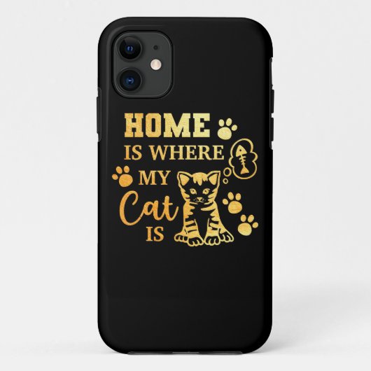 猫好きホームは私の猫がいる場所 Case-Mate iPhoneケース (裏面)