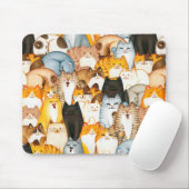 猫好きマウスパッド マウスパッド (マウス)
