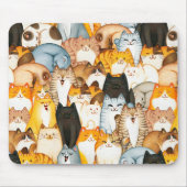 猫好きマウスパッド マウスパッド (正面)