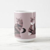 猫好きマググ コーヒーマグカップ (中央)