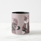 猫好きマググ マグカップ (中央)