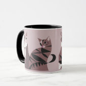 猫好きマググ マグカップ (正面左)