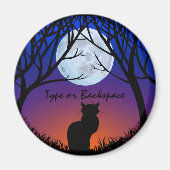 猫好きマグネットキャットアート冷蔵庫用マグネットカスタマイズ マグネット (正面)