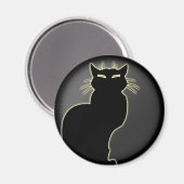 猫好きマグネットキャットアート冷蔵庫用マグネットカスタマイズ マグネット (正面/裏面)