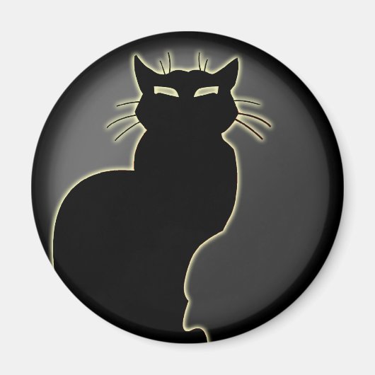 猫好きマグネットキャットアート冷蔵庫用マグネットカスタマイズ マグネット (正面)