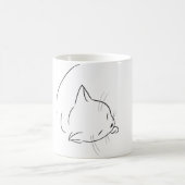 猫好きマグ コーヒーマグカップ (中央)