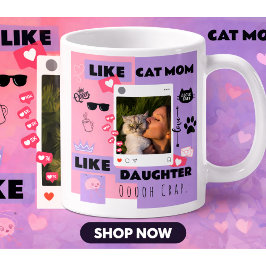 猫好きママ 猫好きパパ 猫グッズ マグ 猫好きのためのギフト