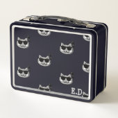 猫好きメタルランチボックス メタルランチボックス (裏面)