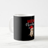 猫好きメリークリスマス コーヒーマグカップ (正面左)