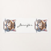 猫好きヨガマット ヨガマット (裏面(横))