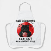 猫好きレディーエプロン愛情料理 エプロン (正面)