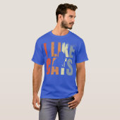 猫好きレトロ Tシャツ (正面フル)