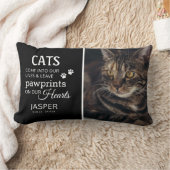 猫好き写真トリビュートメモリアル ランバークッション (ブランケット)