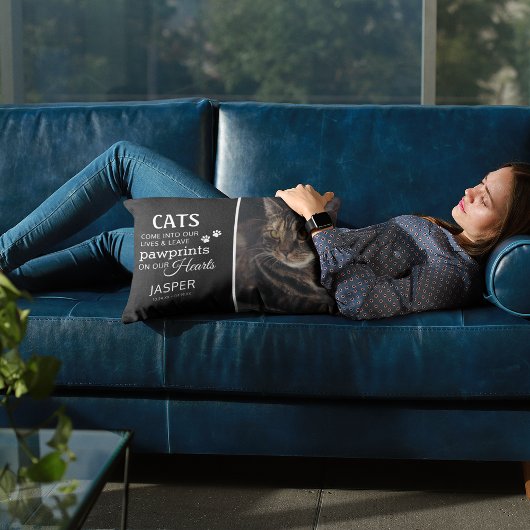 猫好き写真トリビュートメモリアル ランバークッション