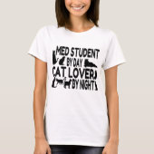 猫好き医学生 Tシャツ (正面)